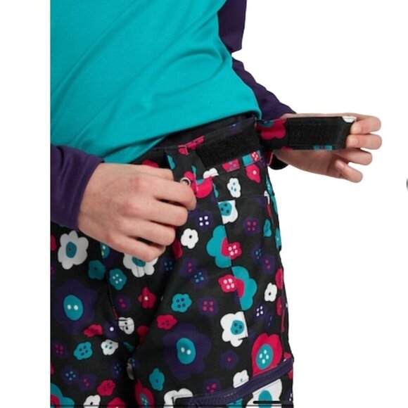 Burton Girls Snowboard Pants Elite Cargo Snow Cargo Pants Size Girl Small (8) - Picture 4 of 16